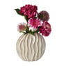Vaas bol - beige - 27x25x14 cm