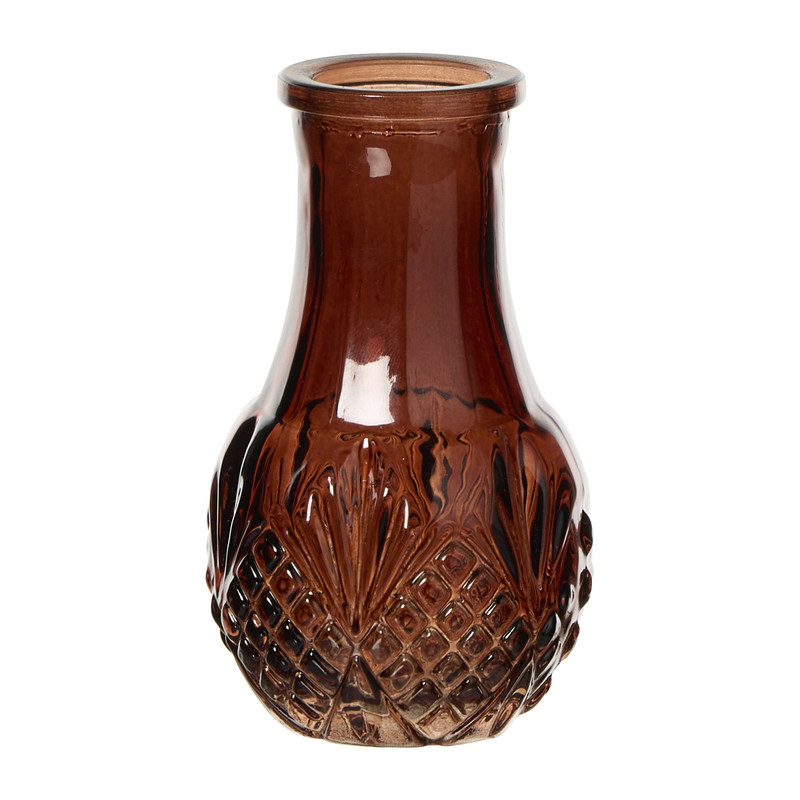 Mini vaasje - ø8x14 cm - diverse varianten