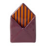 Vaas envelop - bordeaux rood - ø12.3x18 cm