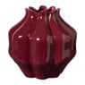 Vaas tulp - bordeauxrood - ø30x29 cm 