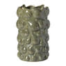 Vaas keramiek met vijgen - groen - ø16x25 cm