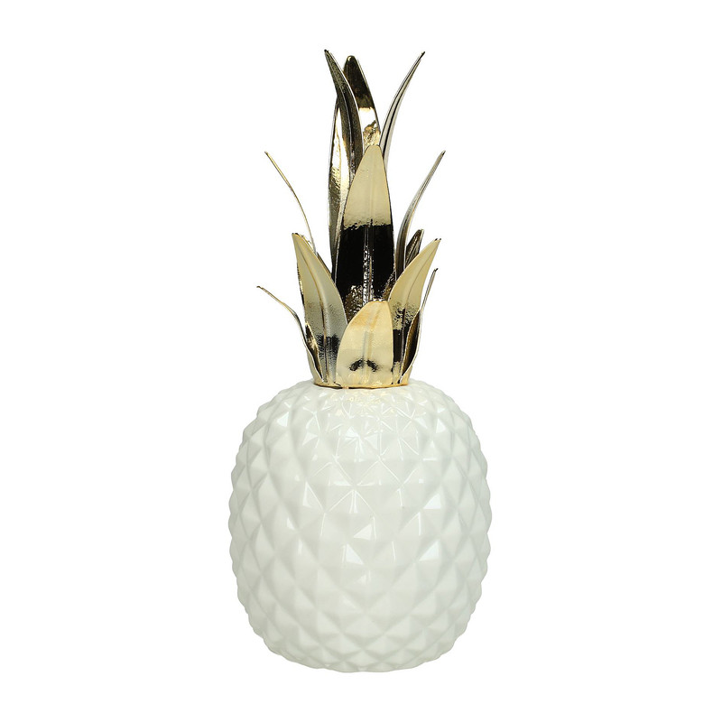 Fonkelnieuw Decoratie ananas - wit - 24 cm | Da's leuk van Xenos WH-25