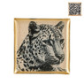 Presentatieschaaltje luipaard - diverse varianten - 11x11 cm