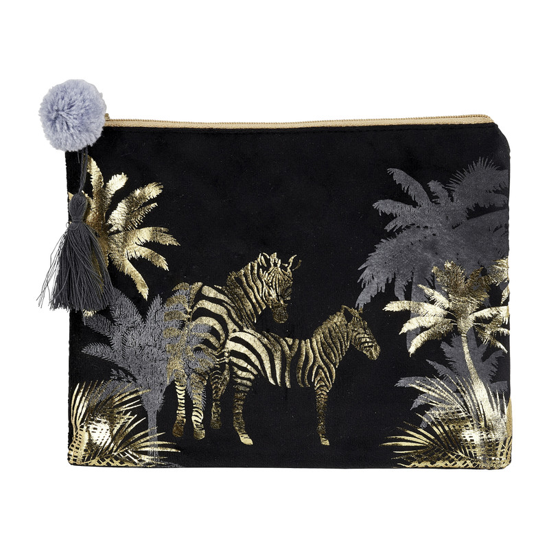 Jungle etui - zebra - 20x15 cm 