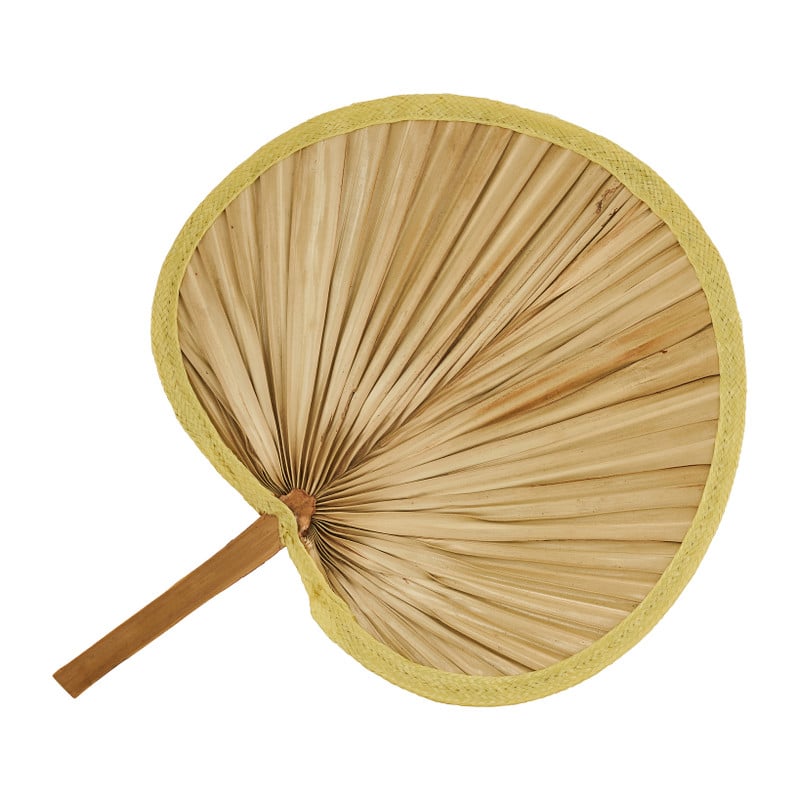 Waaier palm blad - naturel - 36x44,5x0,5 cm