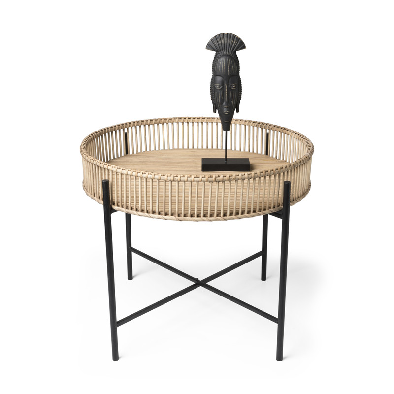 Staande deco nomad - zwart - 10,3x4x39,8 cm