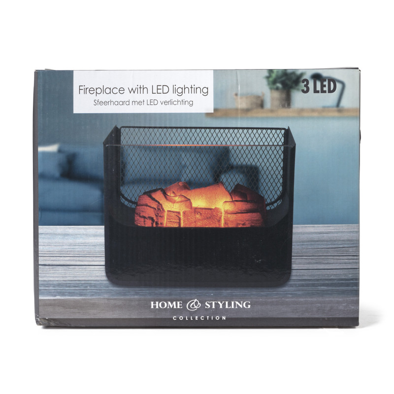 LED haard - 16x26x20 cm 