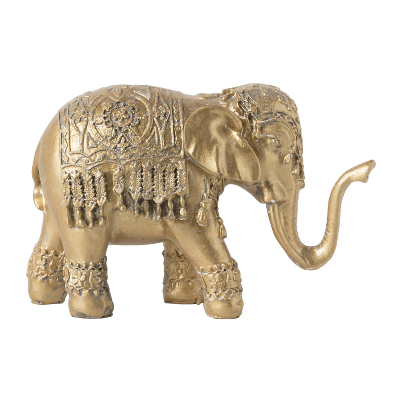 De databank Bezem buis Gouden olifanten beeldje | Xenos