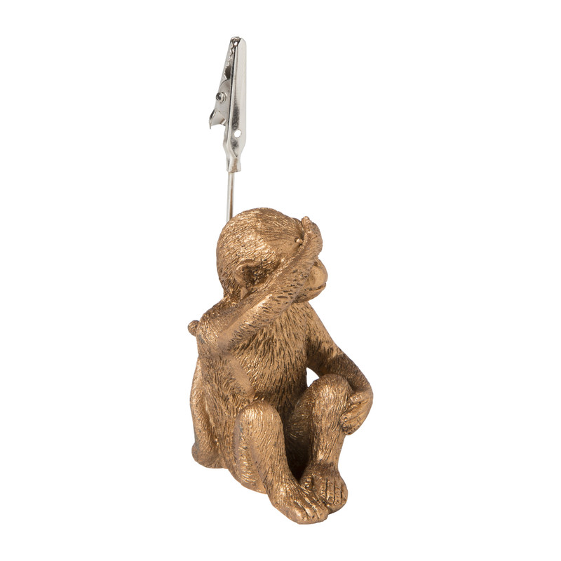 Aap fotoclipje - goud - diverse varianten