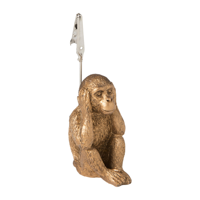 Aap fotoclipje - goud - diverse varianten