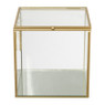 Gouden box groot - goudkleurig - 15x15x15 cm