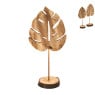 Staande decoratie blad - diverse varianten - 14x8x31 cm