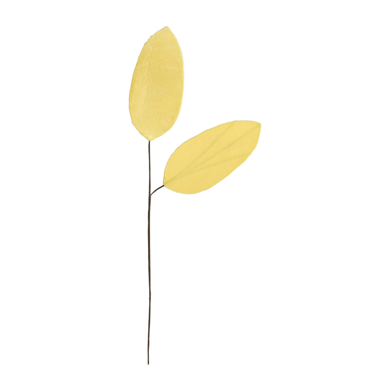 Velvet bladeren - geel