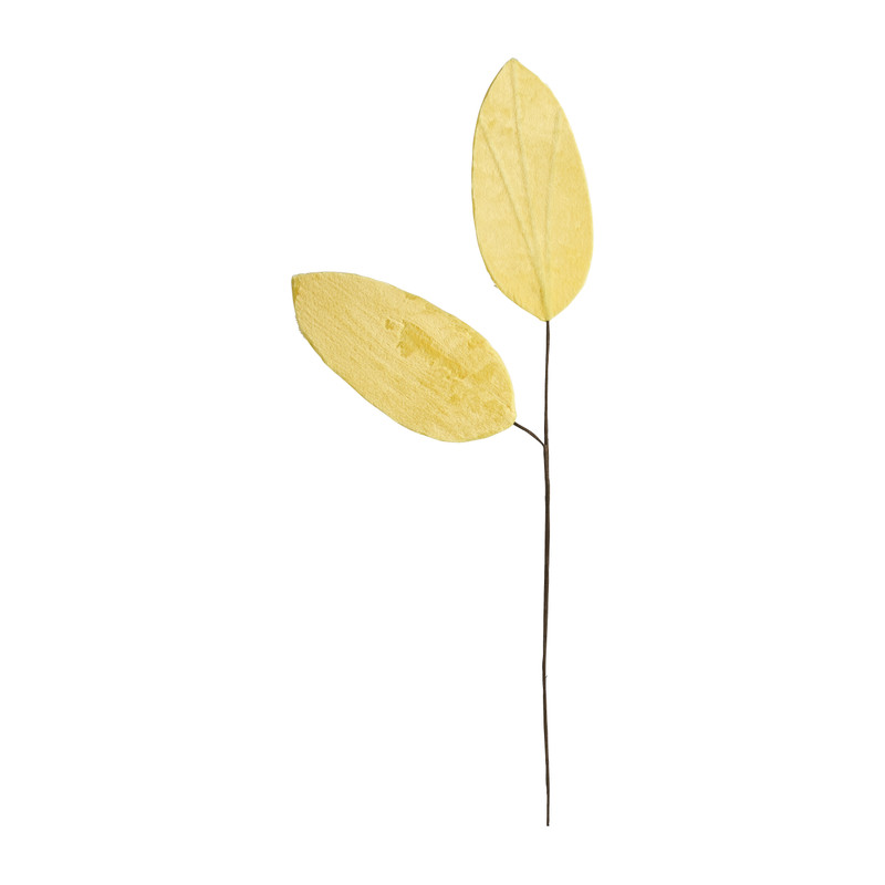 Velvet bladeren - geel