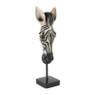 Dierenkop zebra op voet - 40 cm