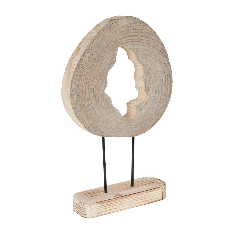 Boomstam decoratie - 28x28x45 cm