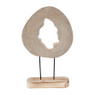 Boomstam decoratie - 28x28x45 cm