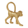 Beeldje aap - goud - 10x4x11,5 cm