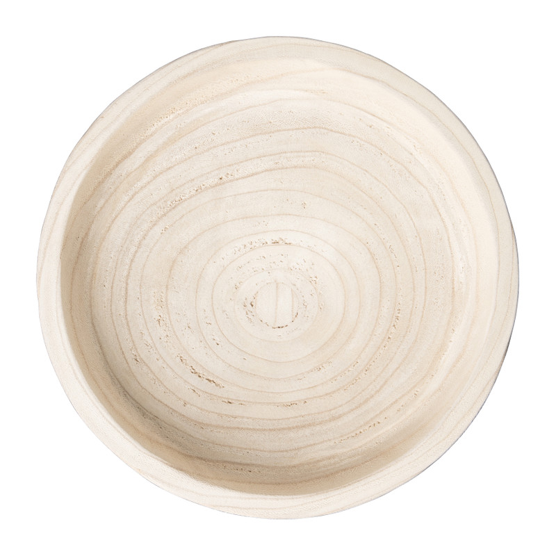 Schaal hout - rond - ø26x5 cm 