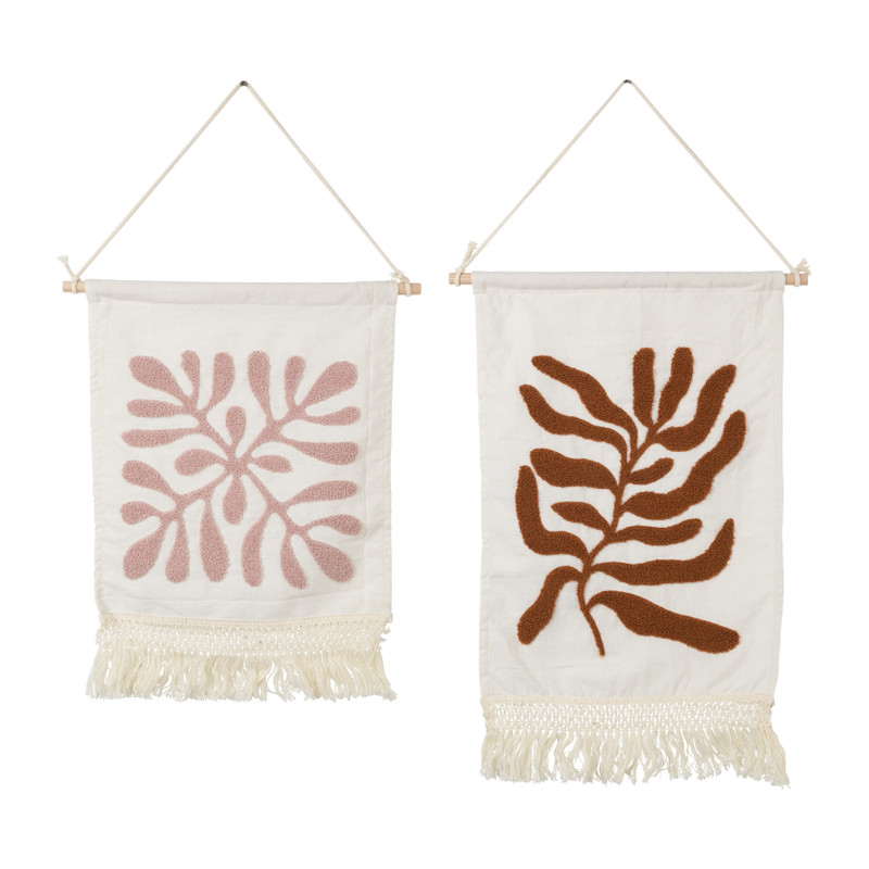 Wandhanger - roze - 47x40 cm