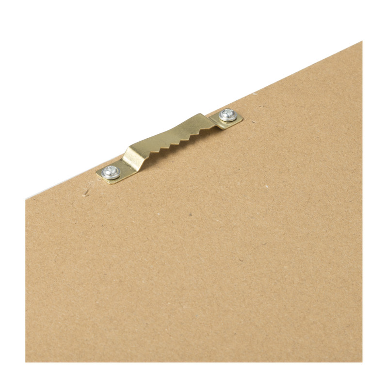 Schilderij vaas - koraal/bruin - 50x40x3.5 cm