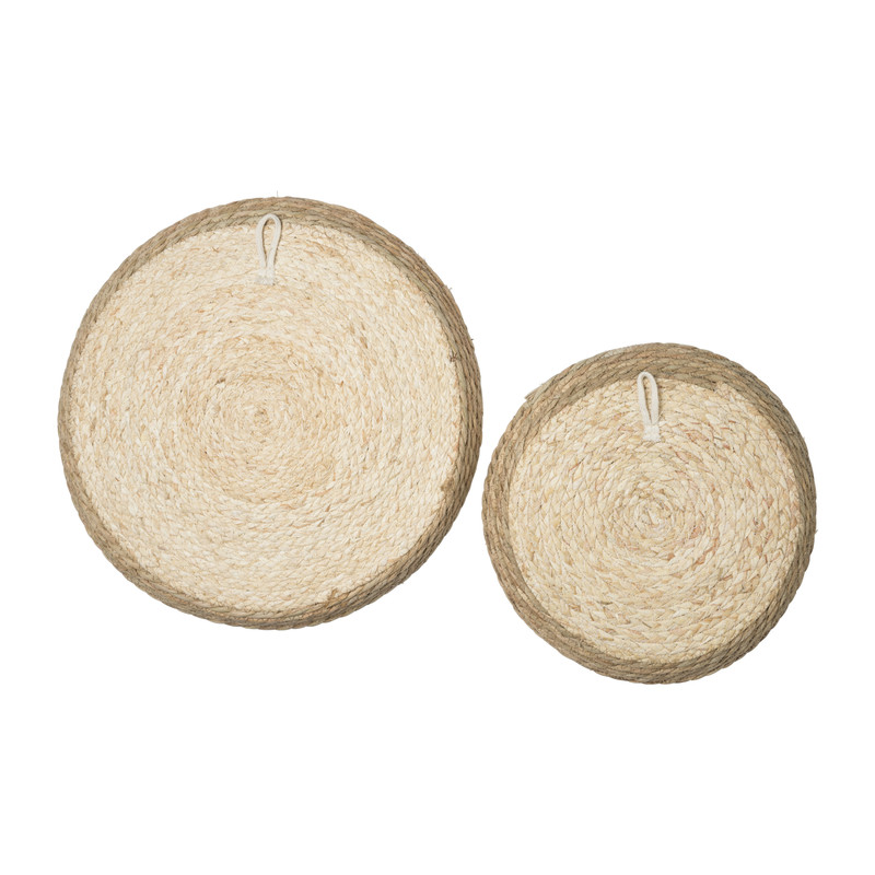 Wand deco rond - set van 2 
