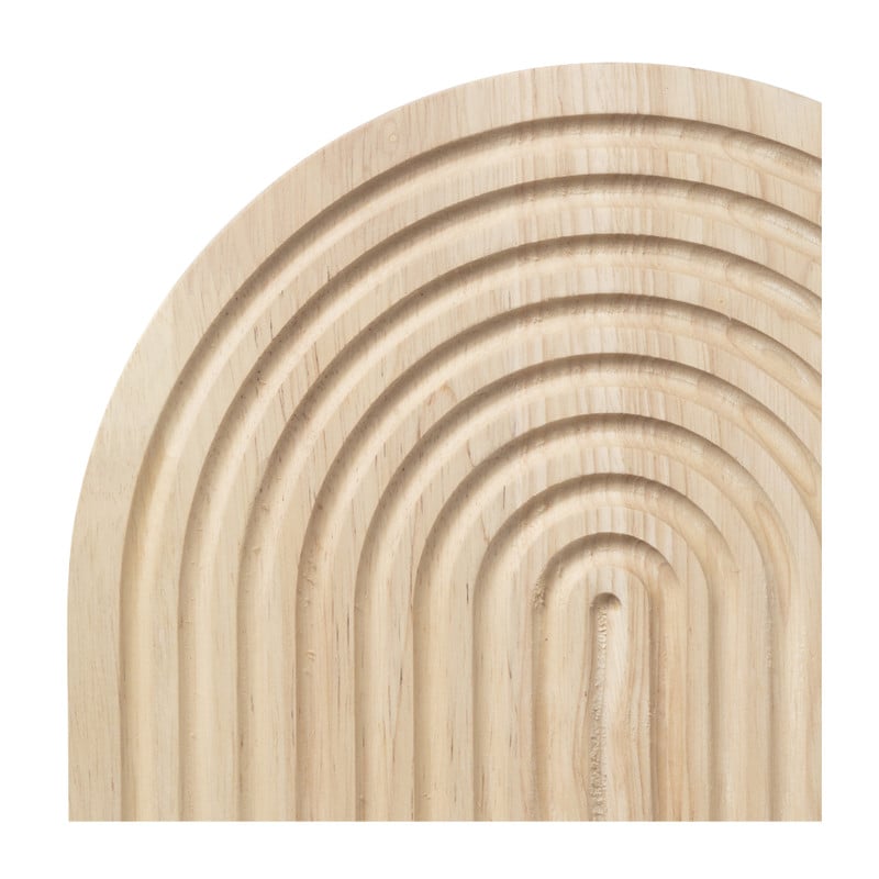 Deco regenboog - hout - 24x32x1,5 cm