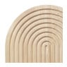Deco regenboog - hout - 24x32x1,5 cm