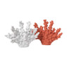 Deco koraal - oranje - 15x18x5 cm