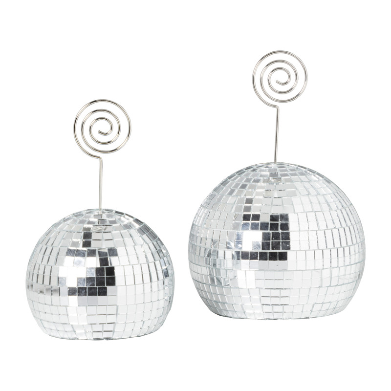 Fotohouder discobal klein - 8.3x8.3x14 cm