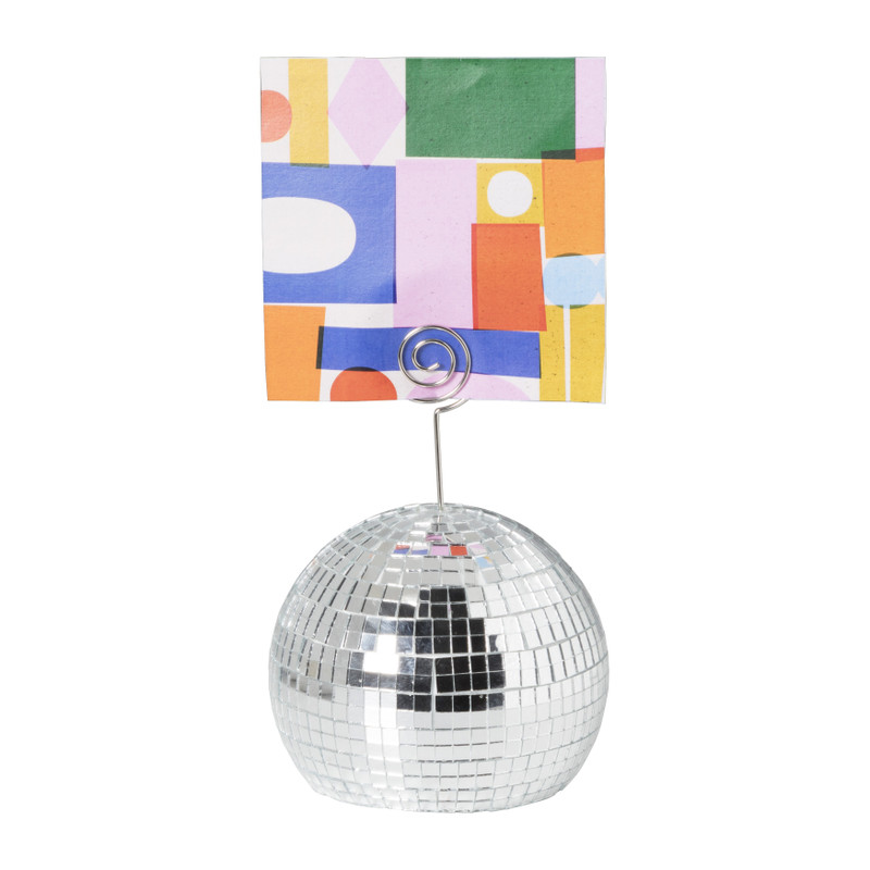 Fotohouder discobal groot - 10x10x15 cm