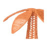 Decoratie palmboom - oranje - 34x34x30 cm