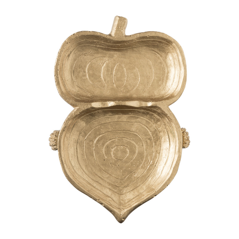 Eekhoorn met plateau - goud