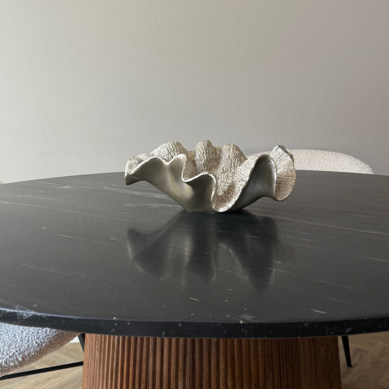 Schaal champagne - champagnekleur - 14x36x25 cm