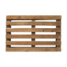 Kaarsplateau pallethout - 42x27.5 cm
