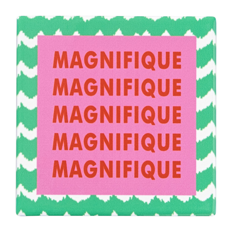 Siertegel magnifique - multikleur - 10x10x0.5 cm