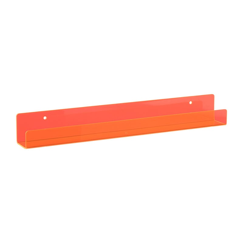 Wandplank acryl - oranje - 5x38x4.5 cm