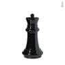 Beeldje schaakstuk - zwart/zilverkleurig - diverse varianten