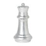 Beeldje schaakstuk - zwart/zilverkleurig - diverse varianten