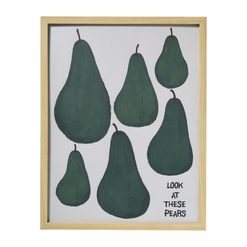 Poster peer - multikleur - 28x36 cm