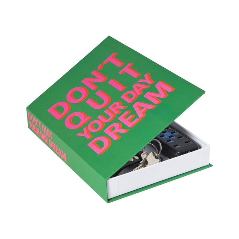 Opbergboek colors - groen - 3.8x18x25 cm