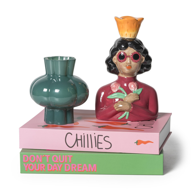 Opbergboek colors - groen - 3.8x18x25 cm