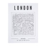 Opbergboek cities London - wit - 2.7x16.5x22 cm