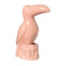 Decoratie toekan - groen/roze - 16.5x11.5x6.5 cm - diverse varianten