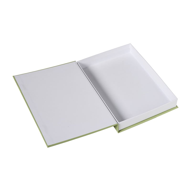 Opbergboek - groen - 3.8x18x25 cm