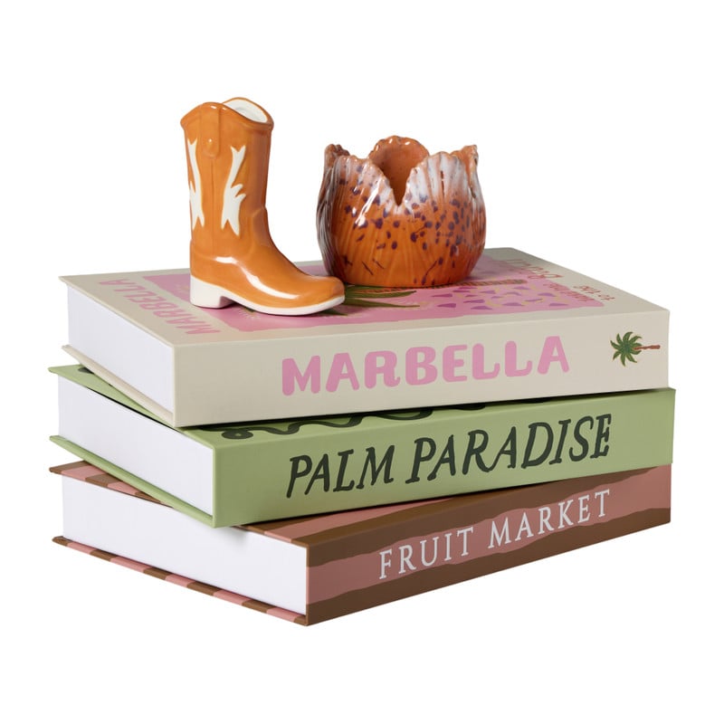 Opbergboek - groen - 3.8x18x25 cm