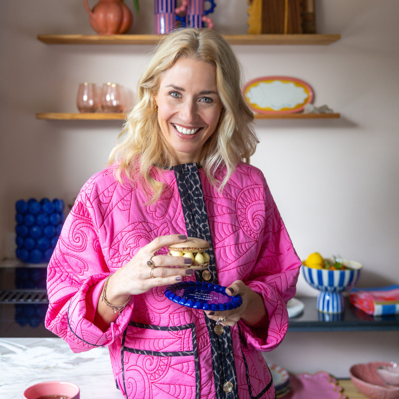 Tegeltje f*ck the plan - multikleur - 10x10x0.5 cm - Happy at Home by Sanny