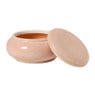 Opbergpotje keramiek - multikleur - ø12x8 cm - diverse varianten