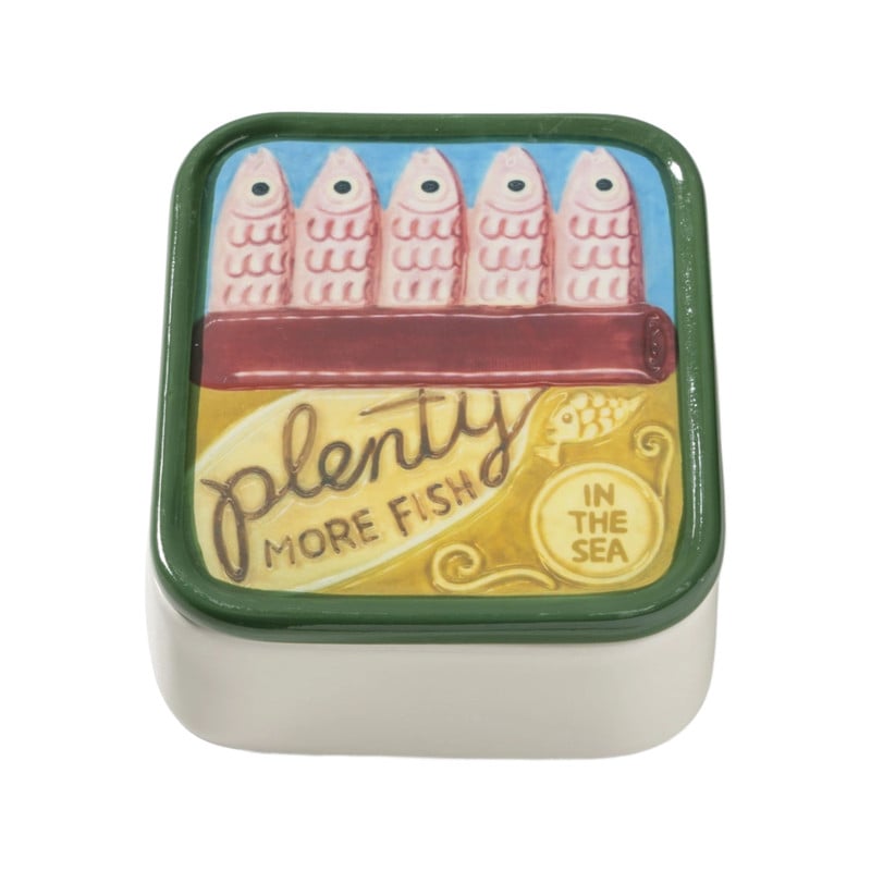 Potje plenty more fish - multikleur - 4.8x13.3x12.4 cm