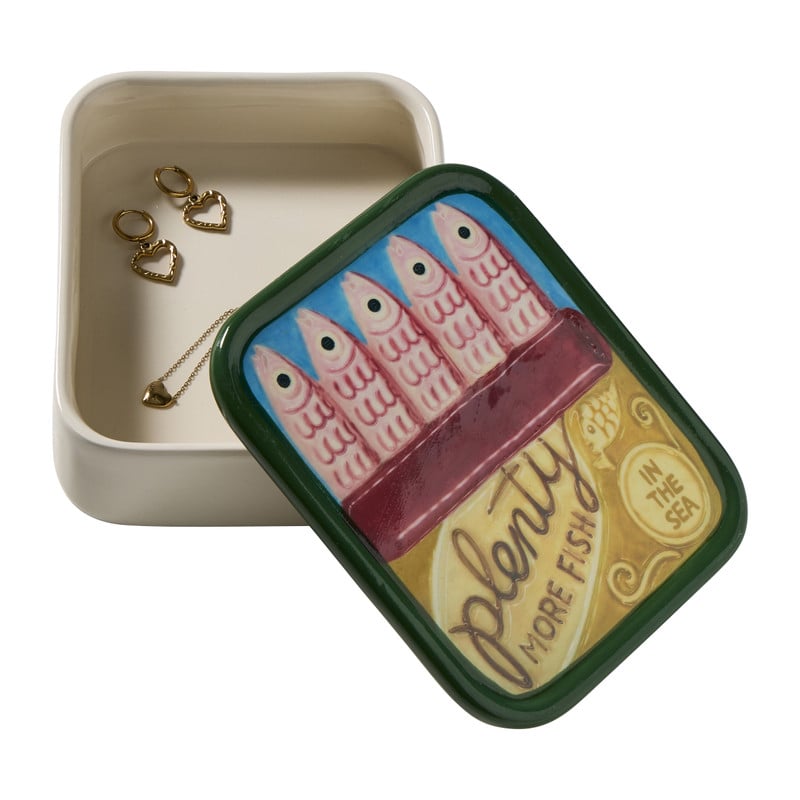 Potje plenty more fish - multikleur - 4.8x13.3x12.4 cm